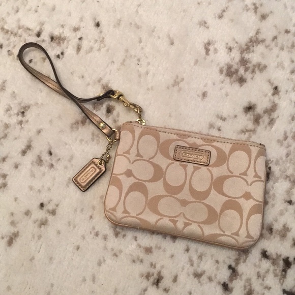 COACH POCHETTE CREAM - Picture 1 of 2